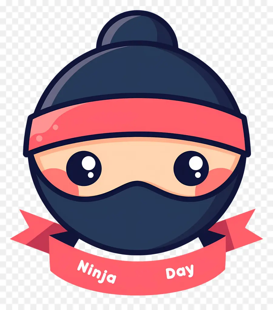 Hari Ninja，Wajah Ninja Lucu PNG