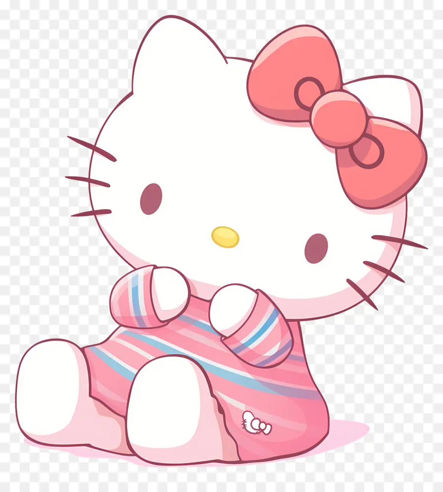 Halo Kitty，Kucing Lucu PNG