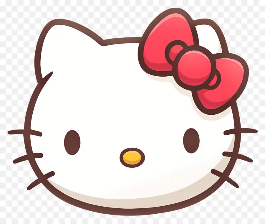 Wajah Hello Kitty，Halo Kitty PNG