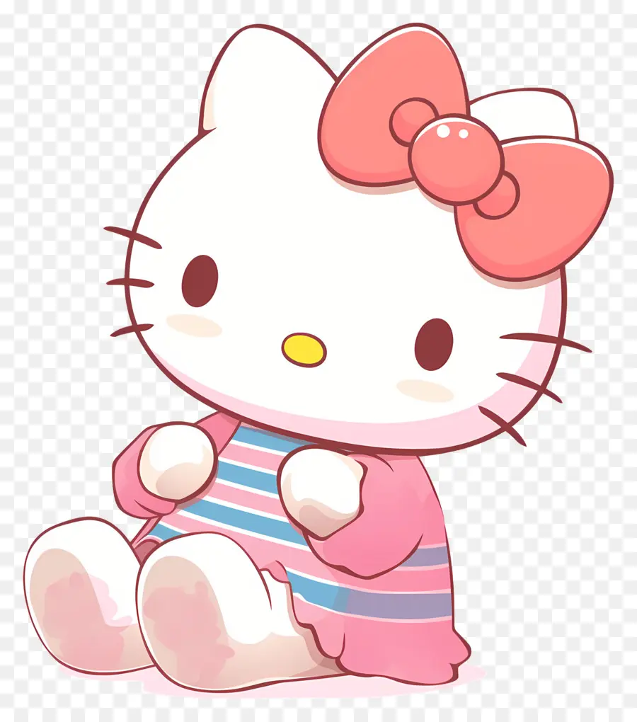 Halo Kitty，Kucing Lucu PNG