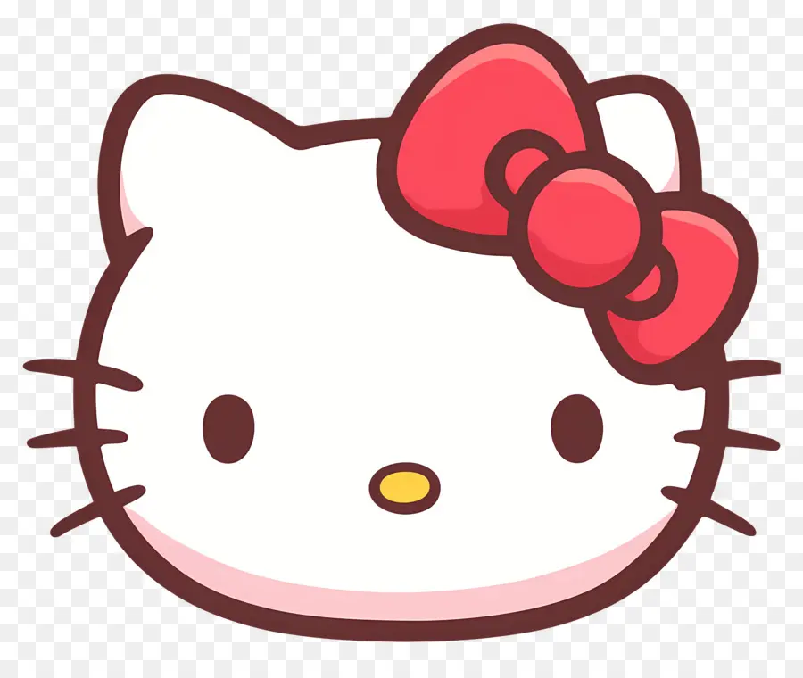 Wajah Hello Kitty，Halo Kitty PNG