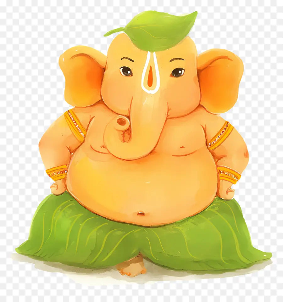 Ganesa Chaturthi，Daun Ganesa PNG