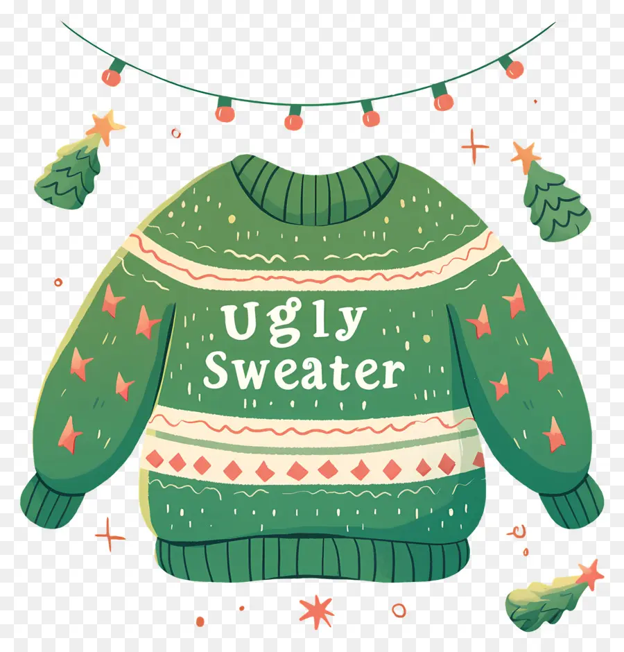 Hari Sweater Jelek Nasional，Sweater Jelek Hijau PNG