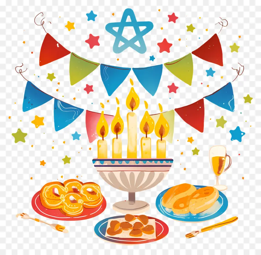 Hanukkah，Lilin Perayaan PNG