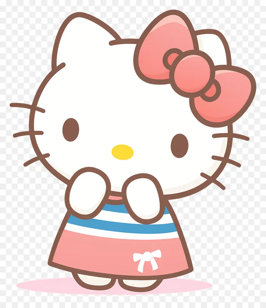 Halo Kitty，Kucing Lucu PNG