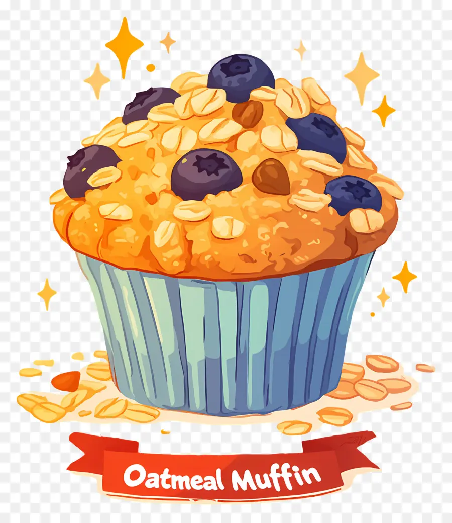 Hari Muffin Oatmeal Nasional，Muffin Gandum PNG