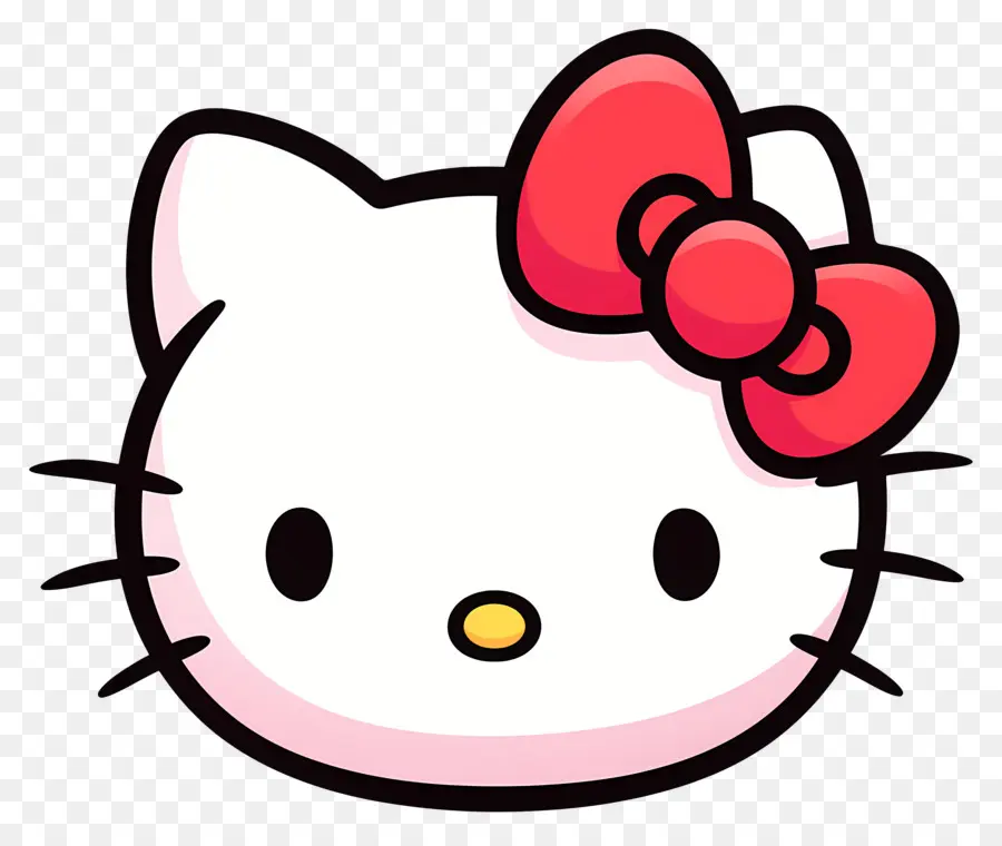 Wajah Hello Kitty，Halo Kitty PNG