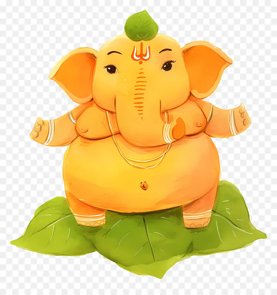 Ganesa Chaturthi，Daun Ganesa PNG