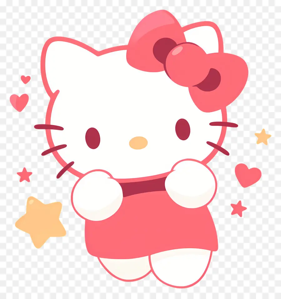 Halo Kitty，Kucing Lucu PNG