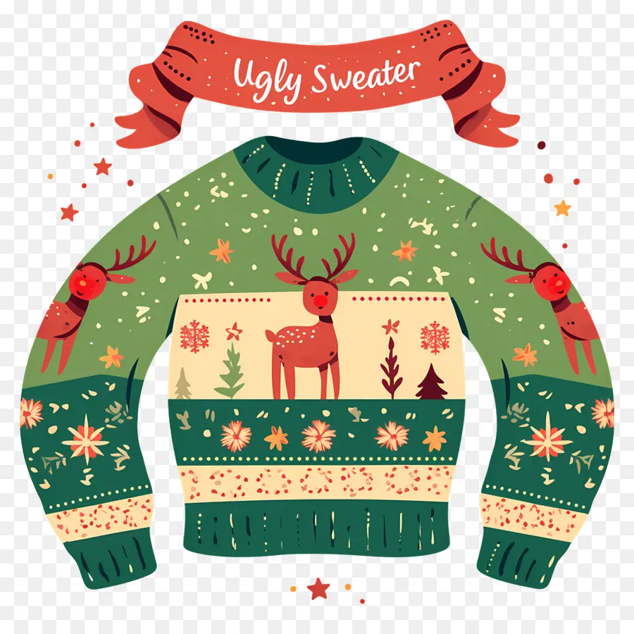 Hari Sweater Jelek Nasional，Sweater Jelek Hijau PNG