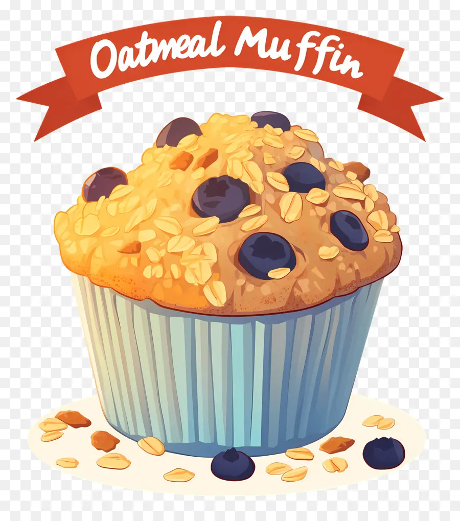 Hari Muffin Oatmeal Nasional，Muffin Gandum PNG