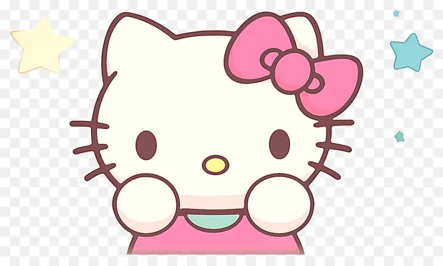 Halo Kitty，Kucing Kartun PNG