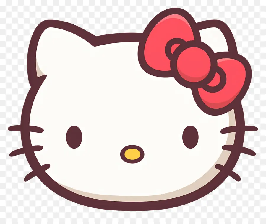 Wajah Hello Kitty，Halo Kitty PNG