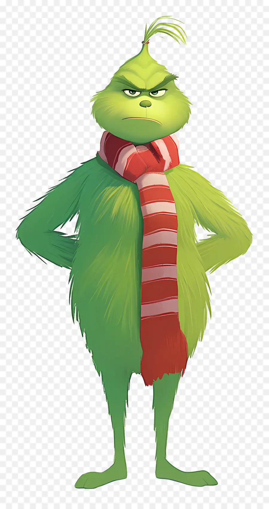 Kartun Grinch，Karakter Hijau PNG