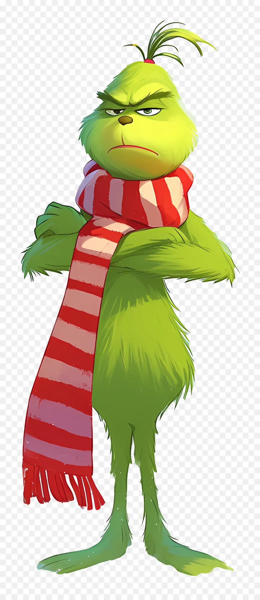 Kartun Grinch，Karakter Hijau PNG