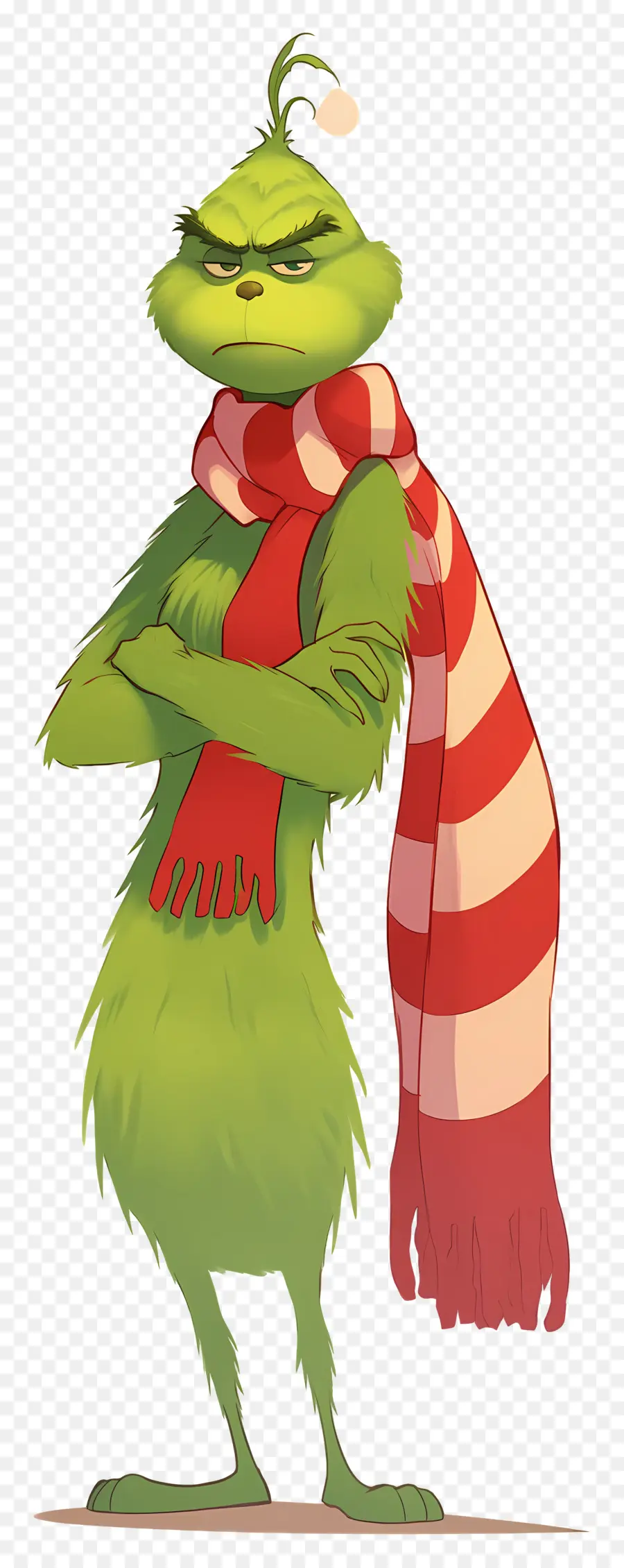 Kartun Grinch，Karakter Hijau PNG