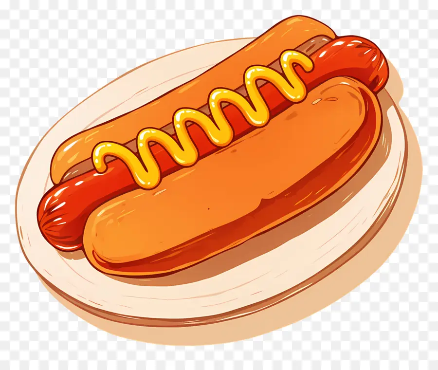 Hot Dog，Camilan PNG