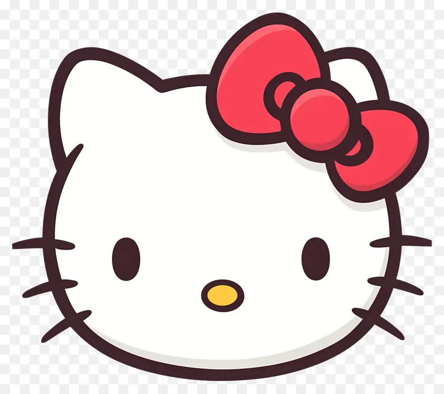 Wajah Hello Kitty，Halo Kitty PNG