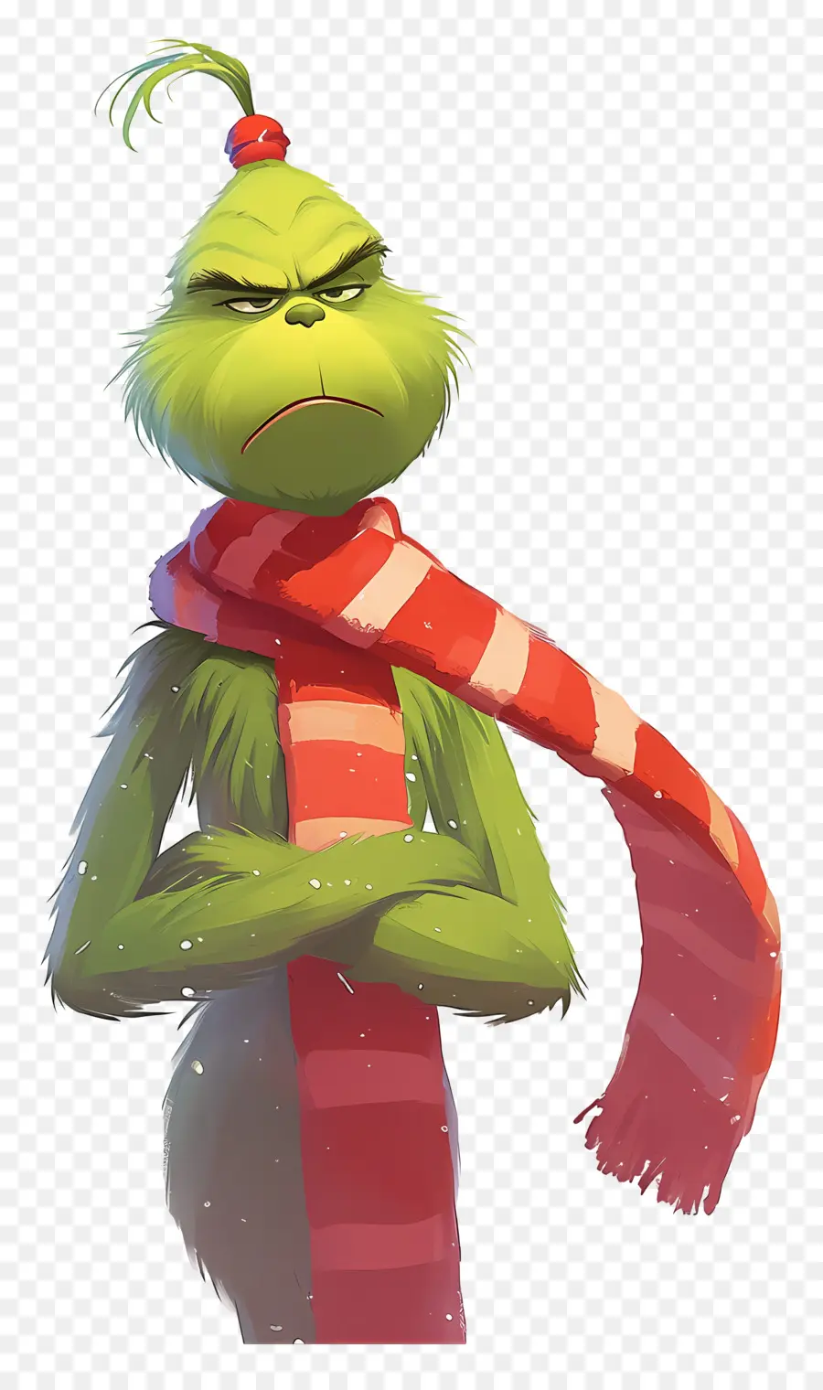 Kartun Grinch，Karakter Hijau PNG