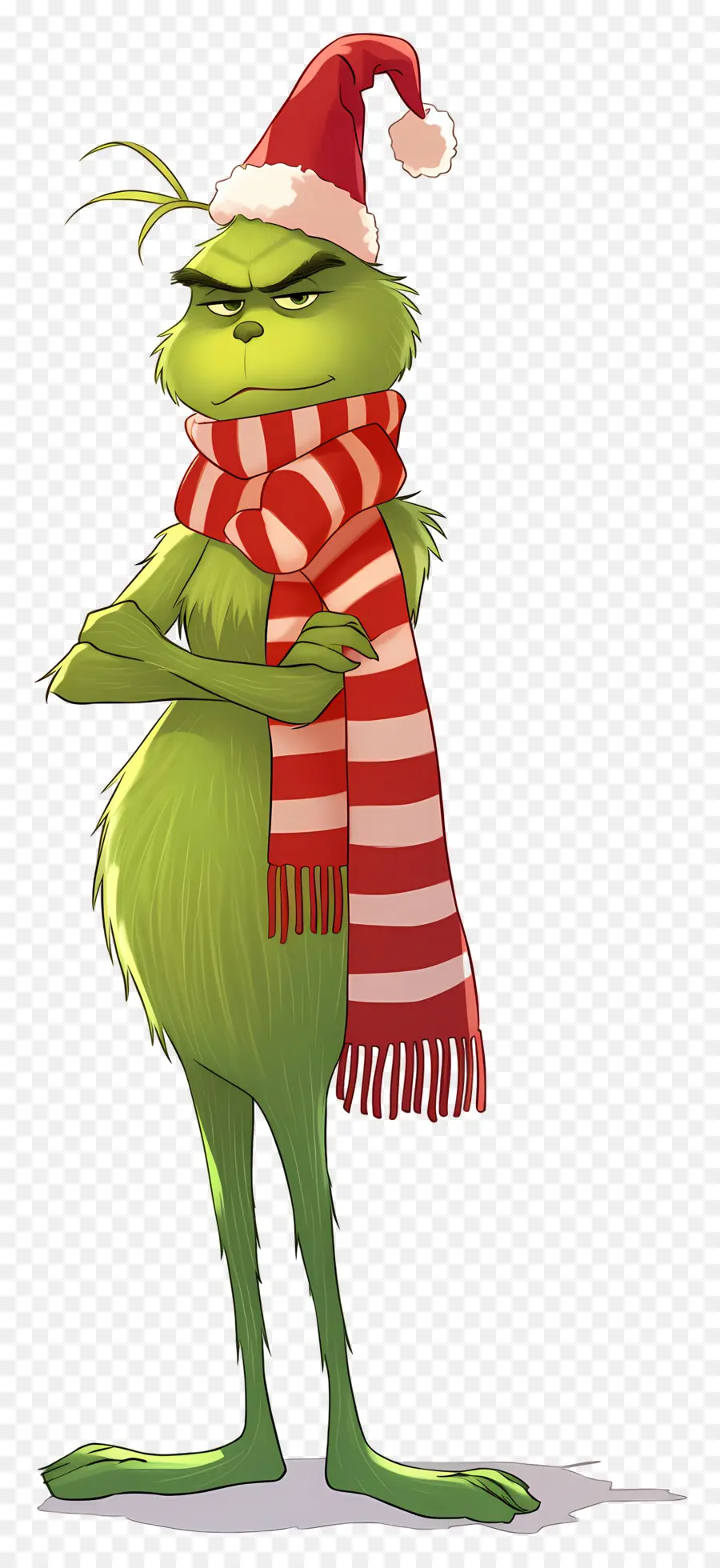 Kartun Grinch，Karakter Hijau PNG