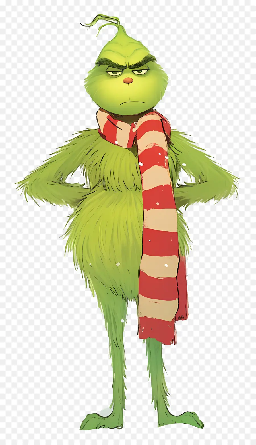 Kartun Grinch，Karakter Hijau PNG