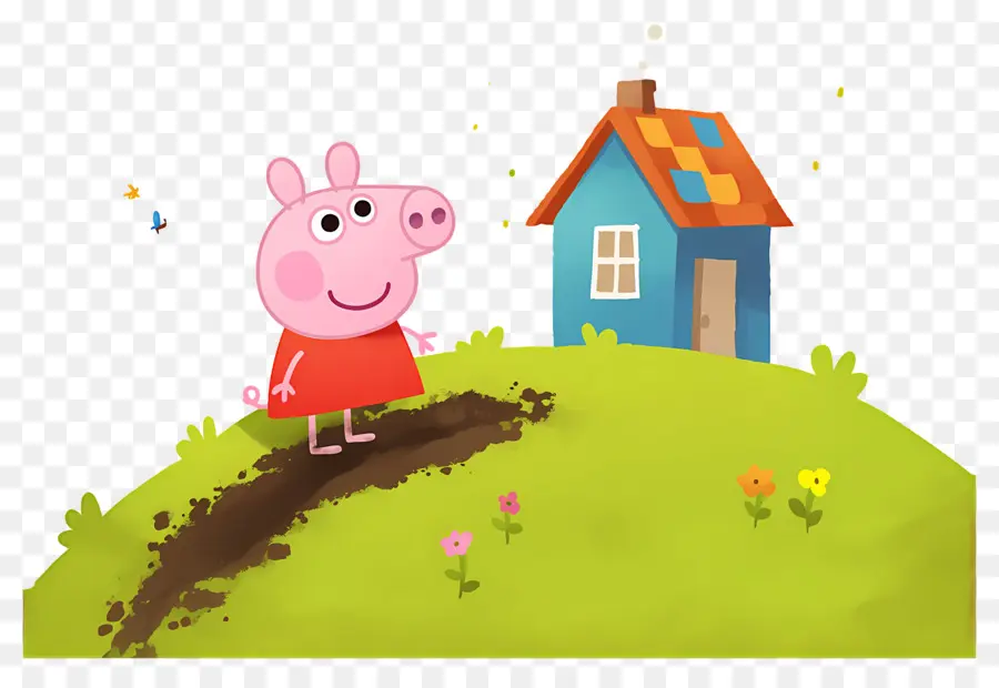 Peppa Babi，Karakter Babi Kartun PNG