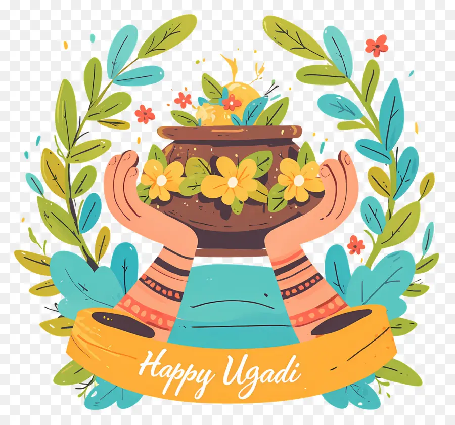 Selamat Ugadi，Selamat Ugadi Pot PNG