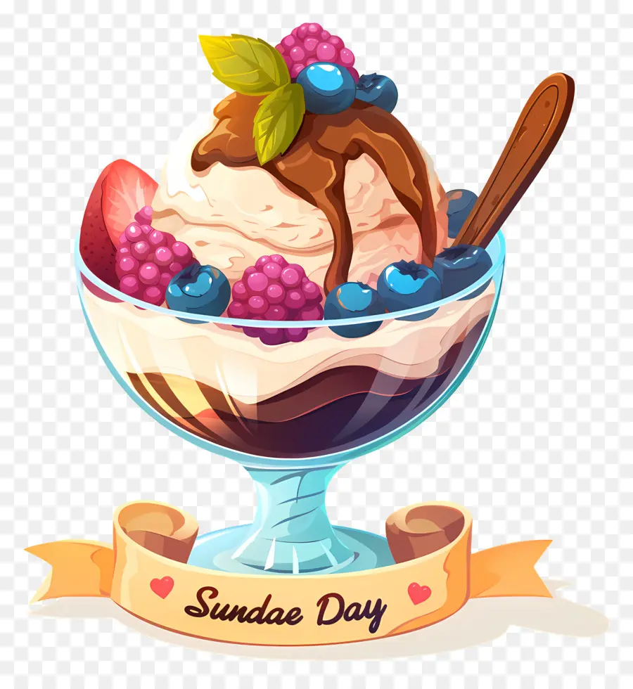 Hari Sunda Nasional，Es Krim Sundae PNG