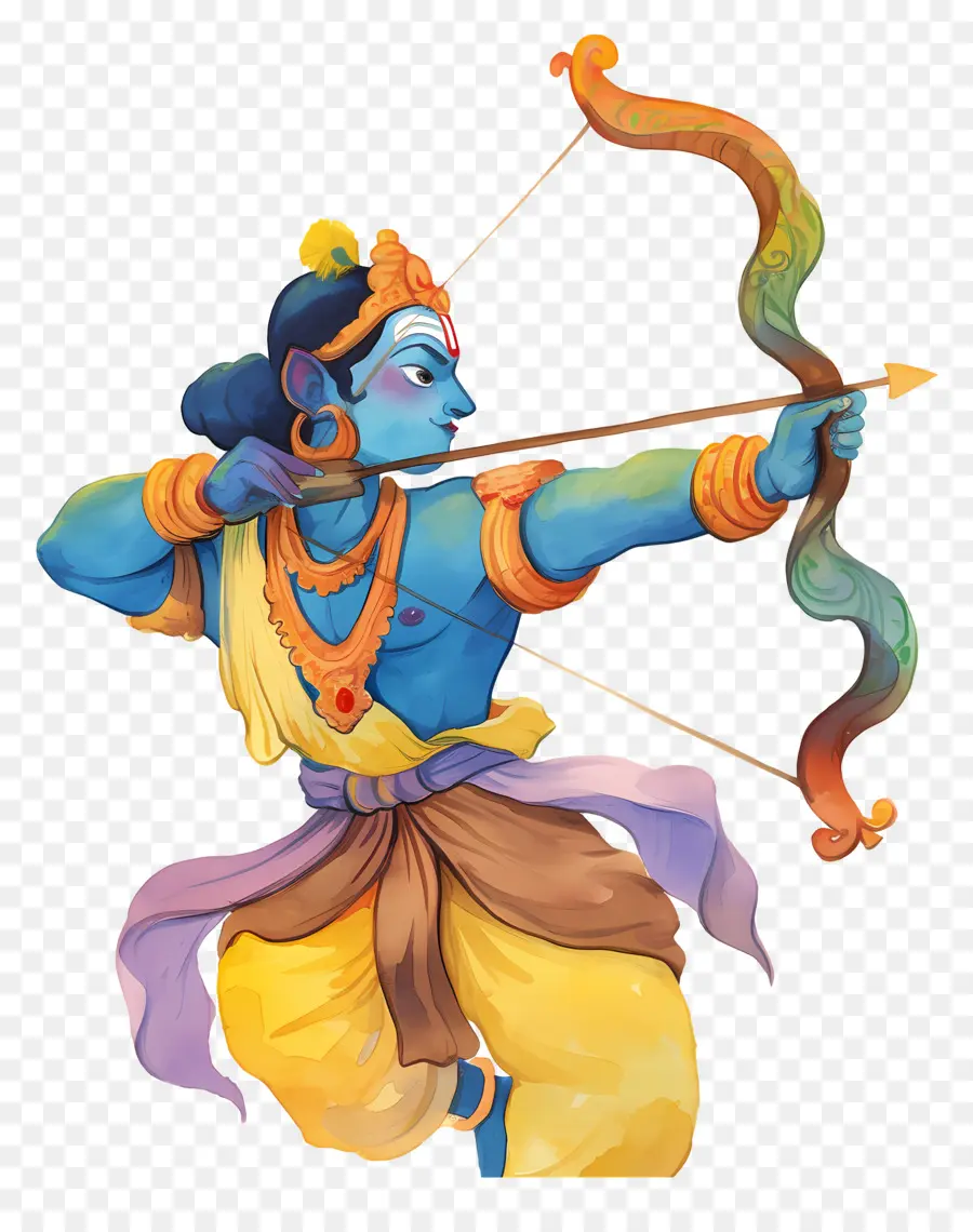 Ram Navami，Pemanah Biru PNG