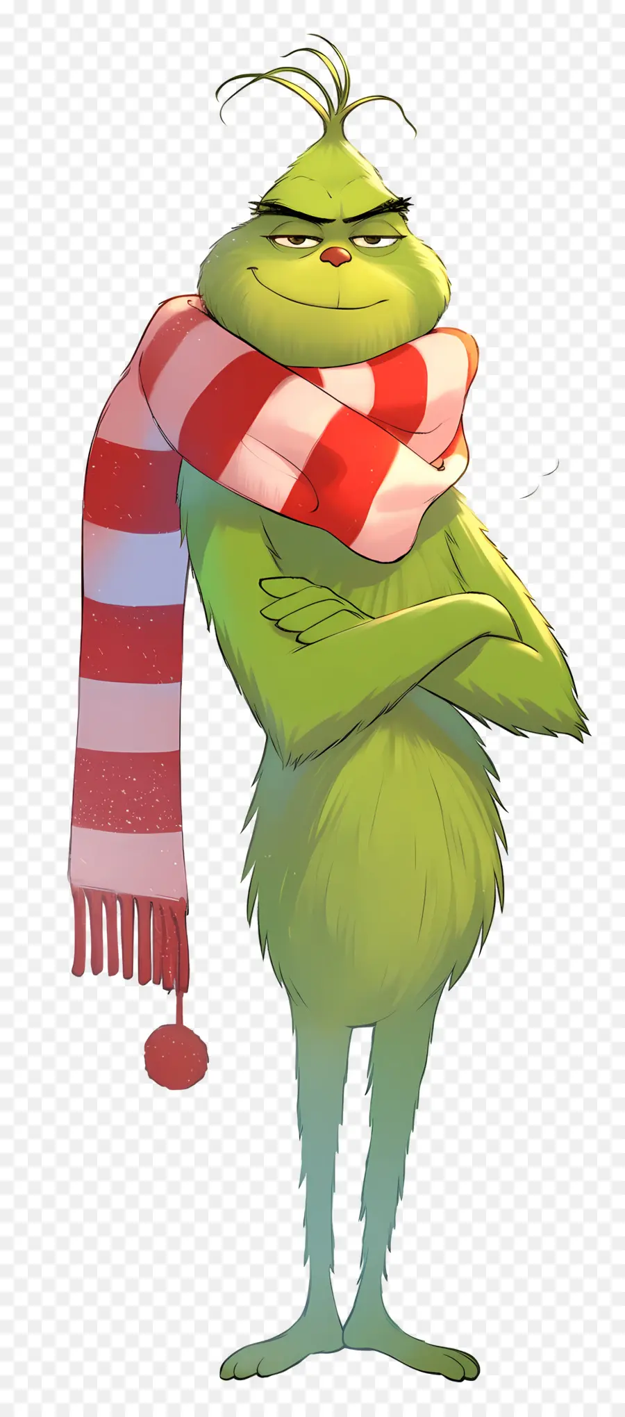 Kartun Grinch，Karakter Hijau PNG