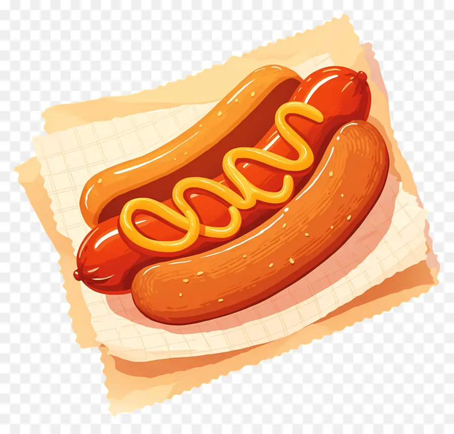 Hot Dog，Camilan PNG