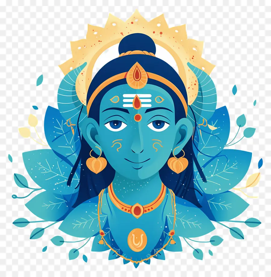 Ram Navami，Wajah Biru PNG