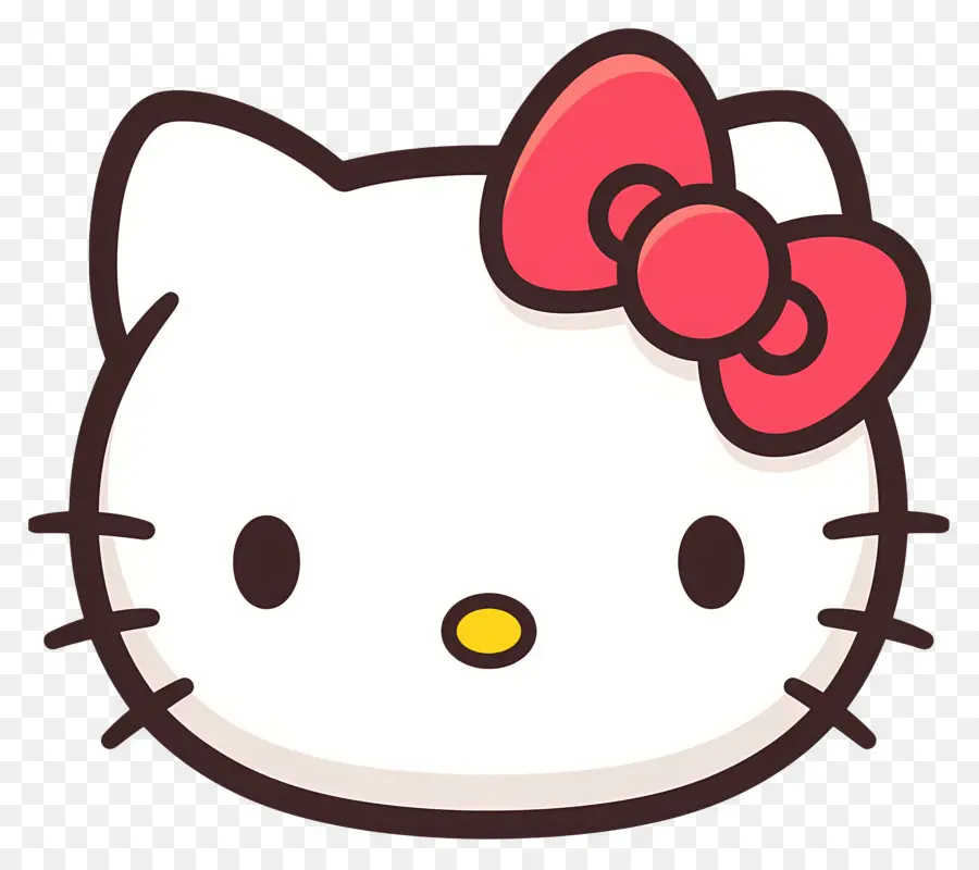 Wajah Hello Kitty，Halo Kitty PNG