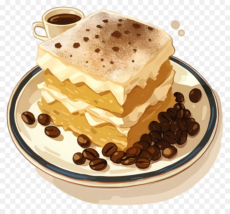 Kue Tiramisu，Kopi PNG