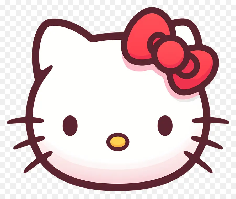 Wajah Hello Kitty，Halo Kitty PNG