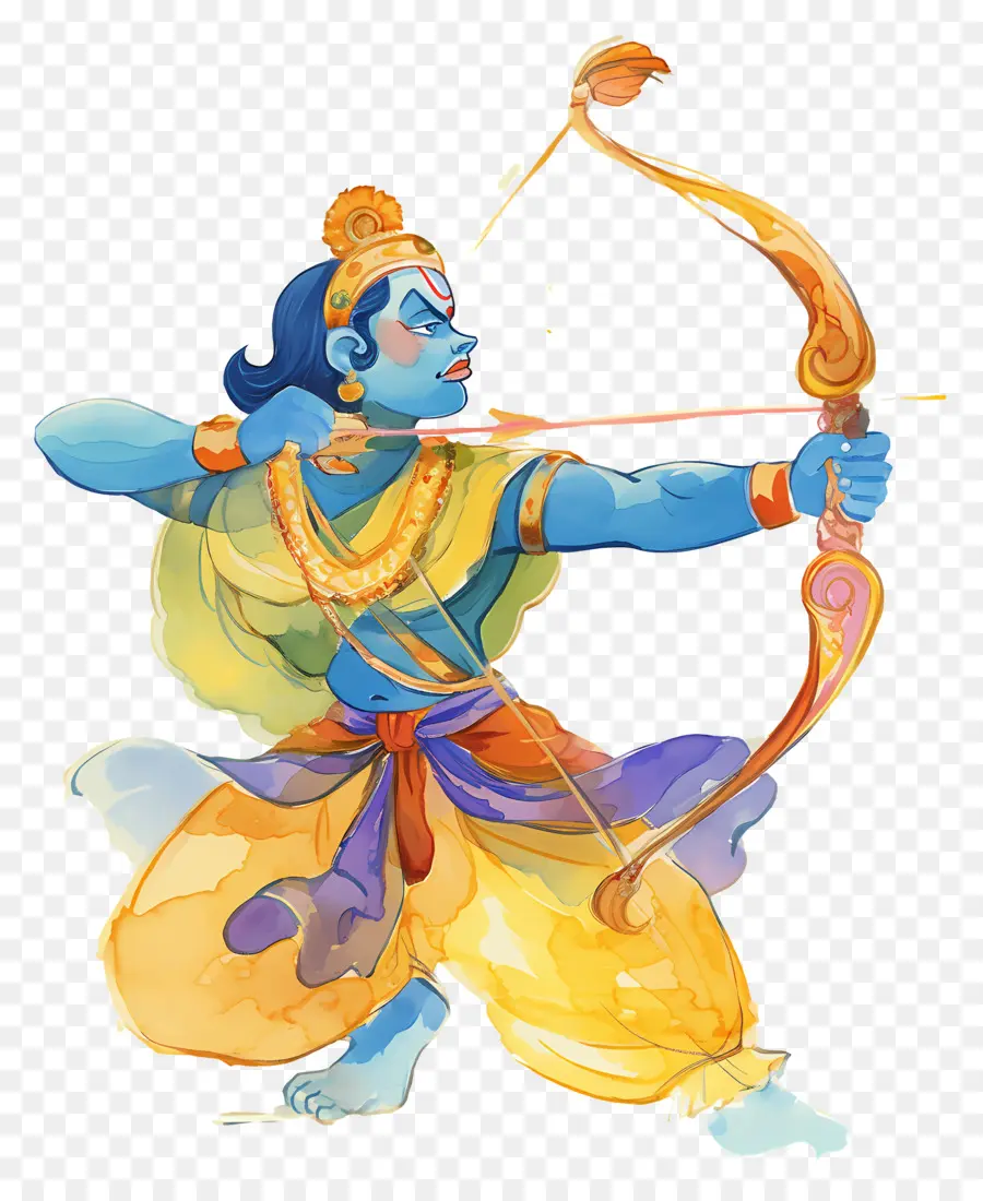 Ram Navami，Pemanah Biru PNG