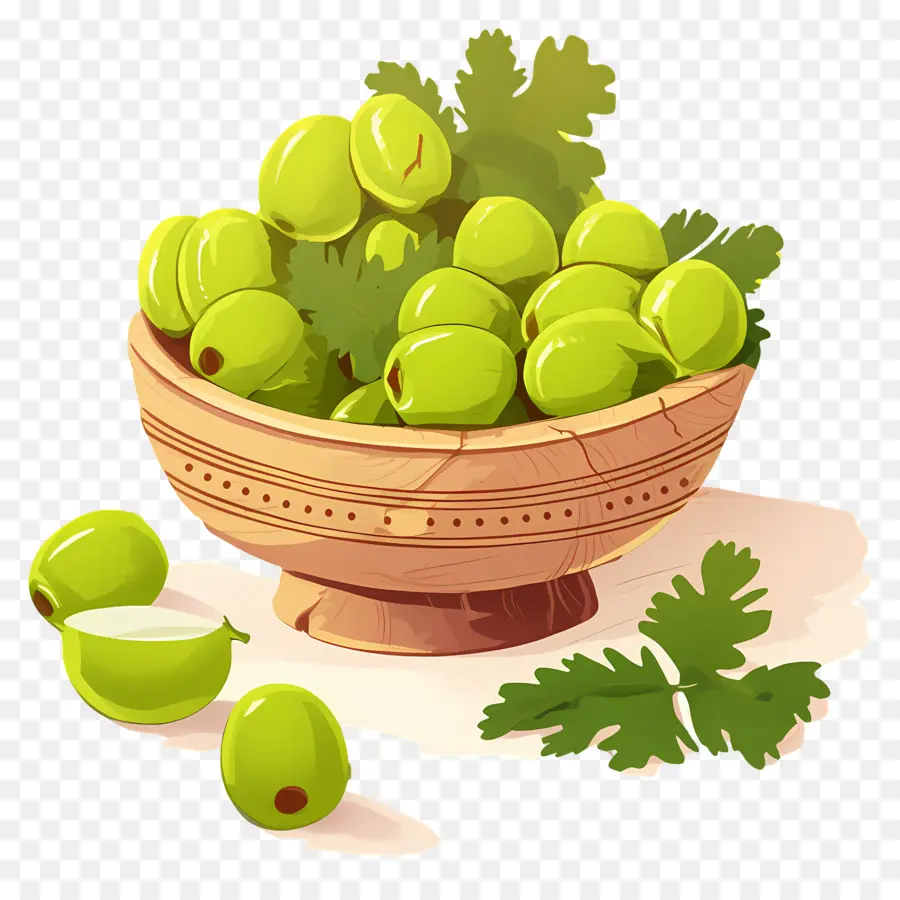 Buah Gooseberry，Semangkuk Gooseberry PNG