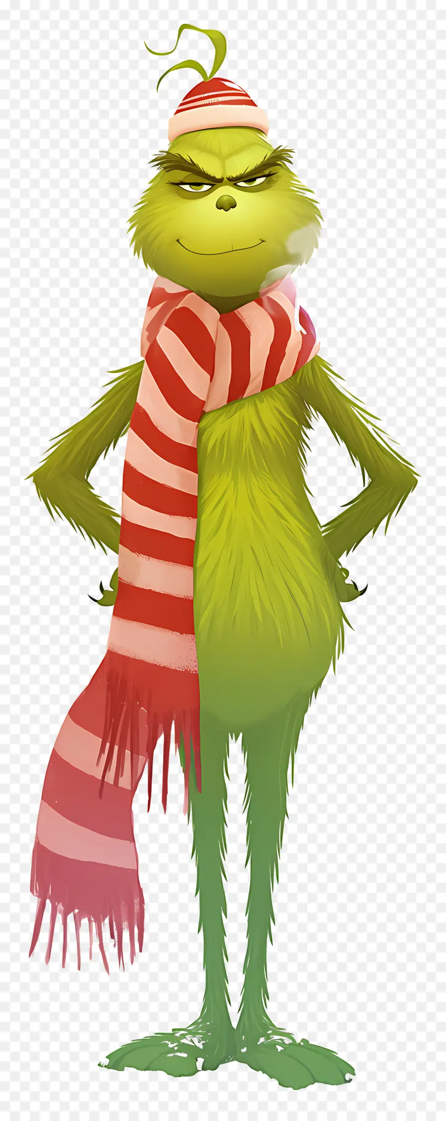 Kartun Grinch，Karakter Hijau PNG