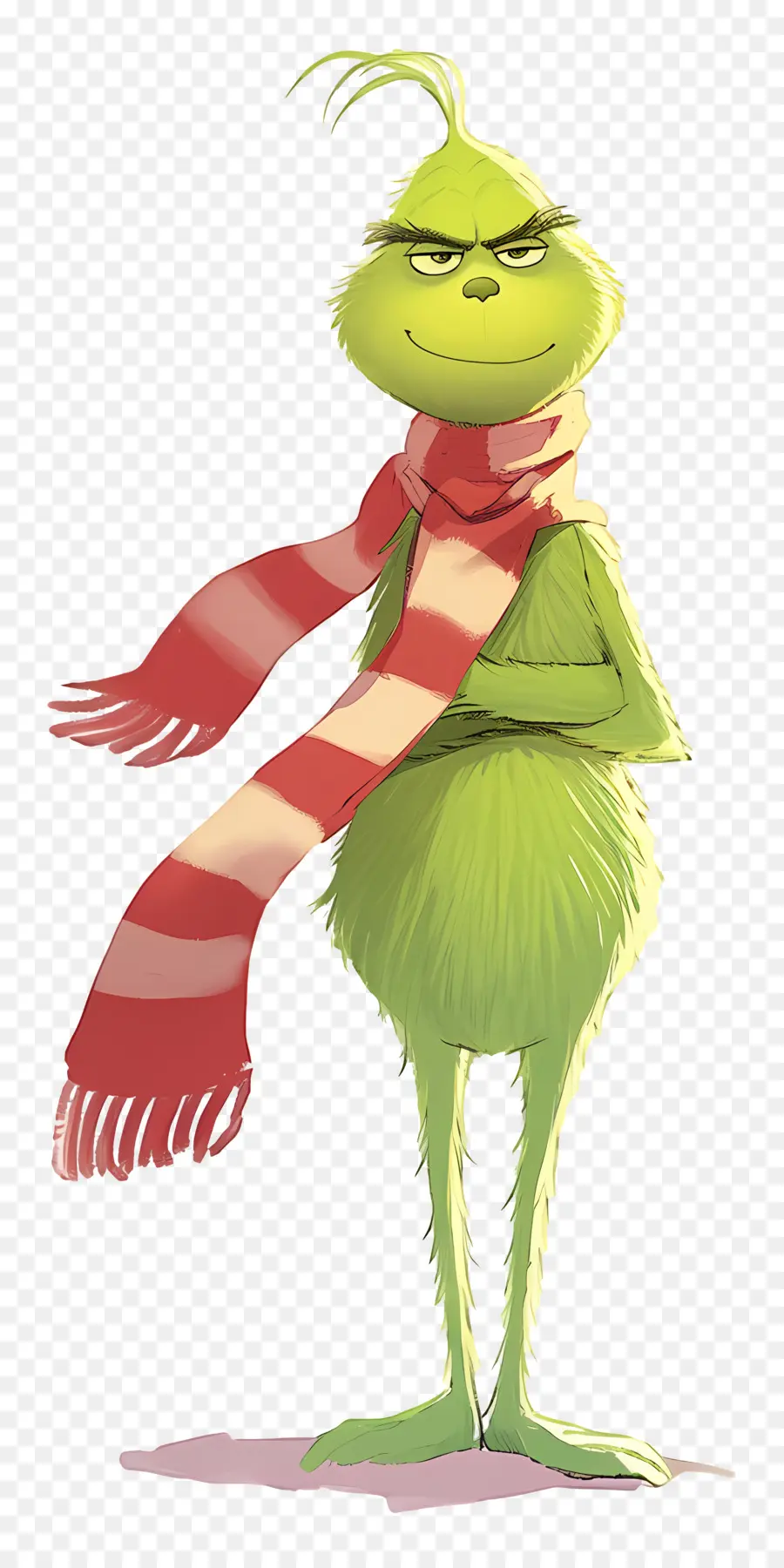 Kartun Grinch，Karakter Hijau PNG