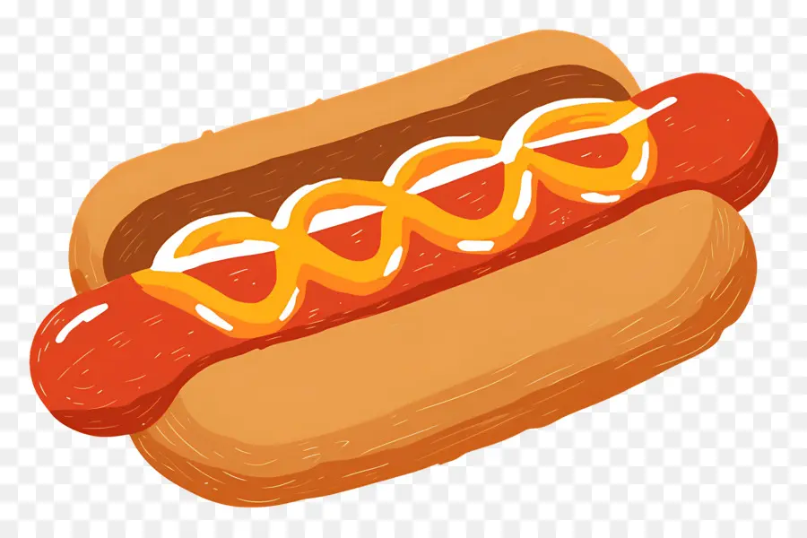 Hot Dog，Camilan PNG