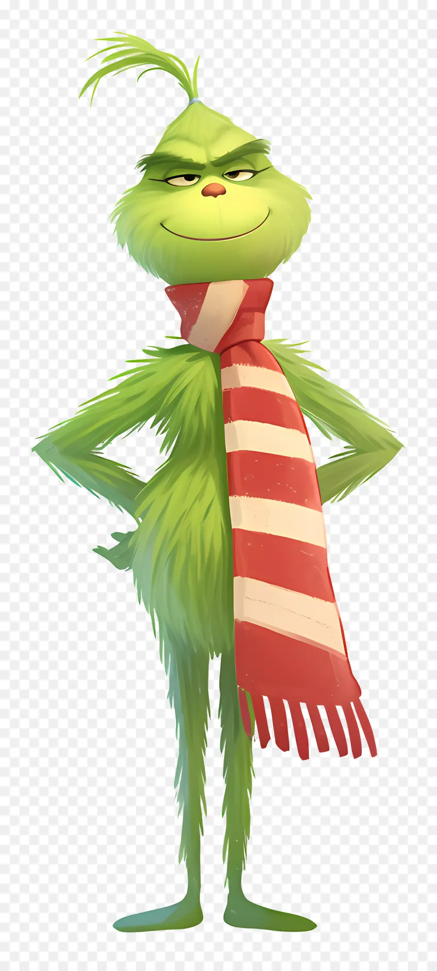 Kartun Grinch，Karakter Hijau PNG