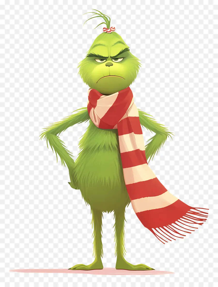 Kartun Grinch，Karakter Hijau PNG