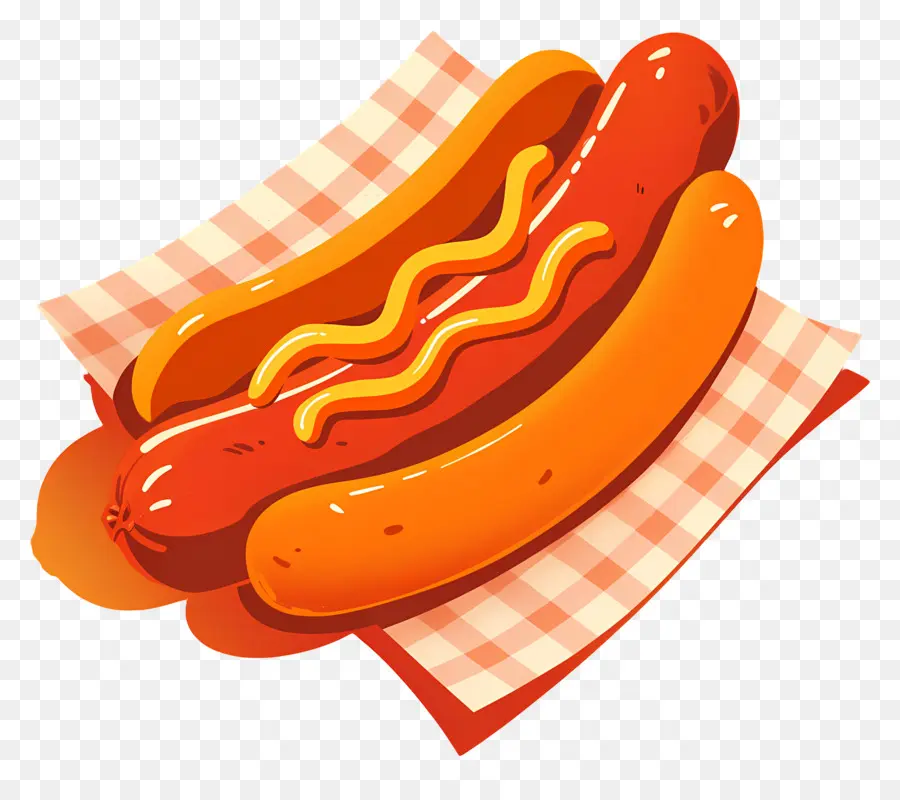 Hot Dog，Camilan PNG