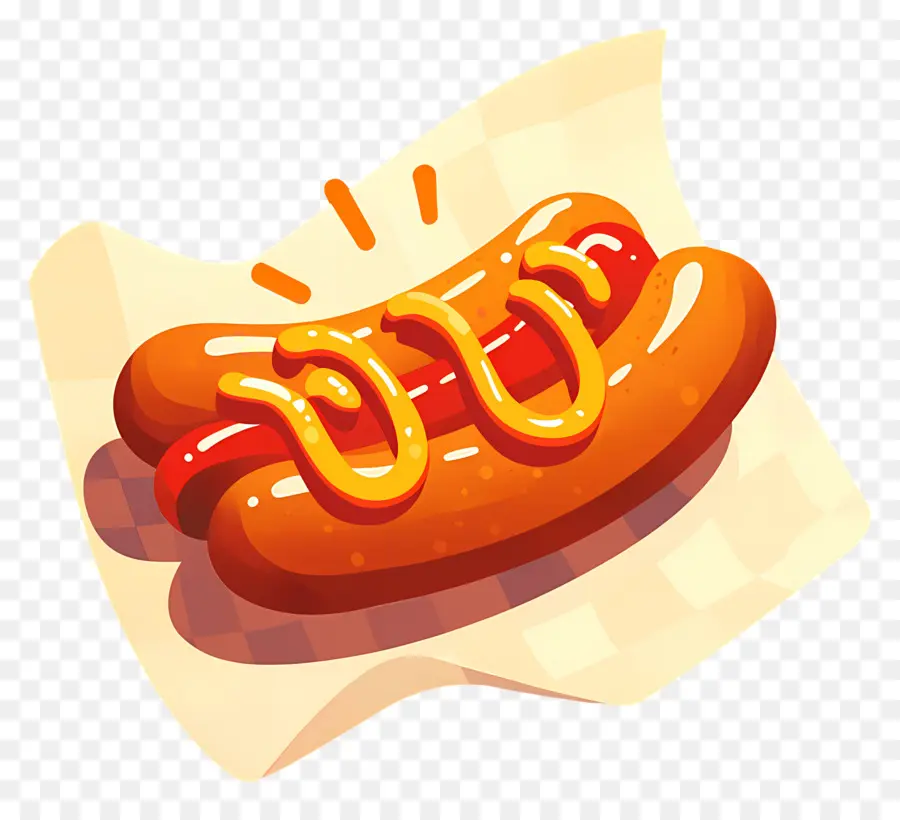 Sosis Panas，Hot Dog PNG