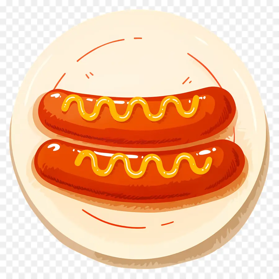 Sosis Panas，Hot Dog PNG