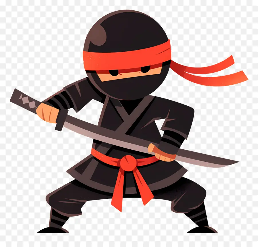 Hari Ninja，Kucing Ninja Dengan Pedang PNG