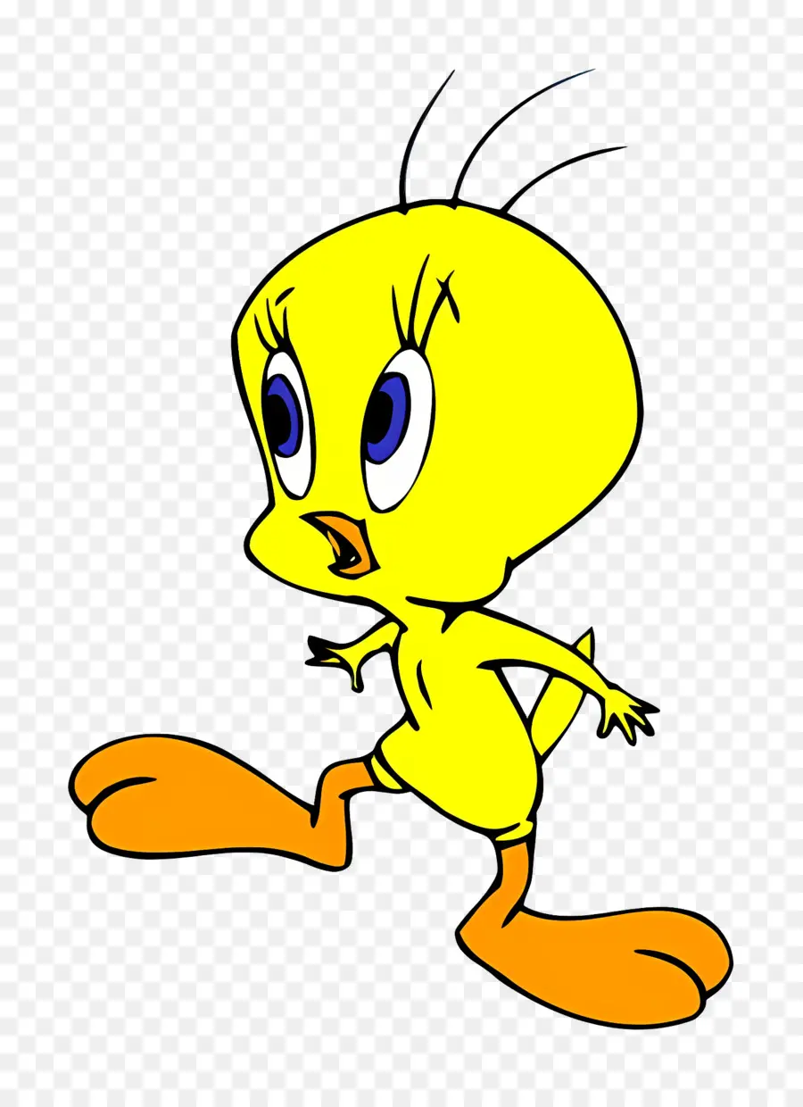 Tweety，Kartun Burung Kuning PNG