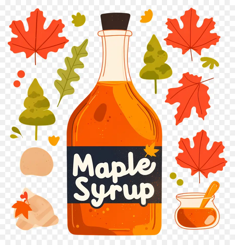 Hari Sirup Maple Nasional，Botol Sirup Maple PNG