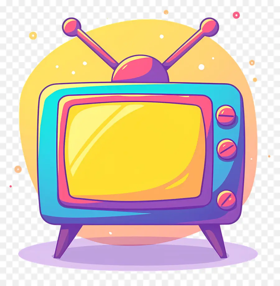 Hari Televisi Sedunia，Televisi Retro PNG