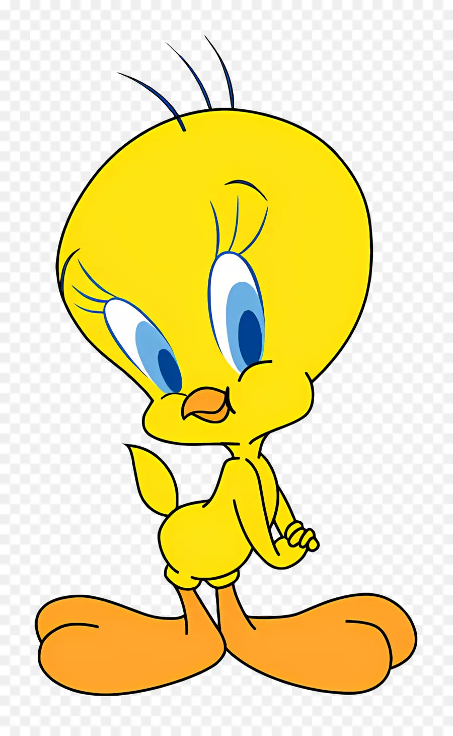 Tweety，Kartun Burung Kuning PNG